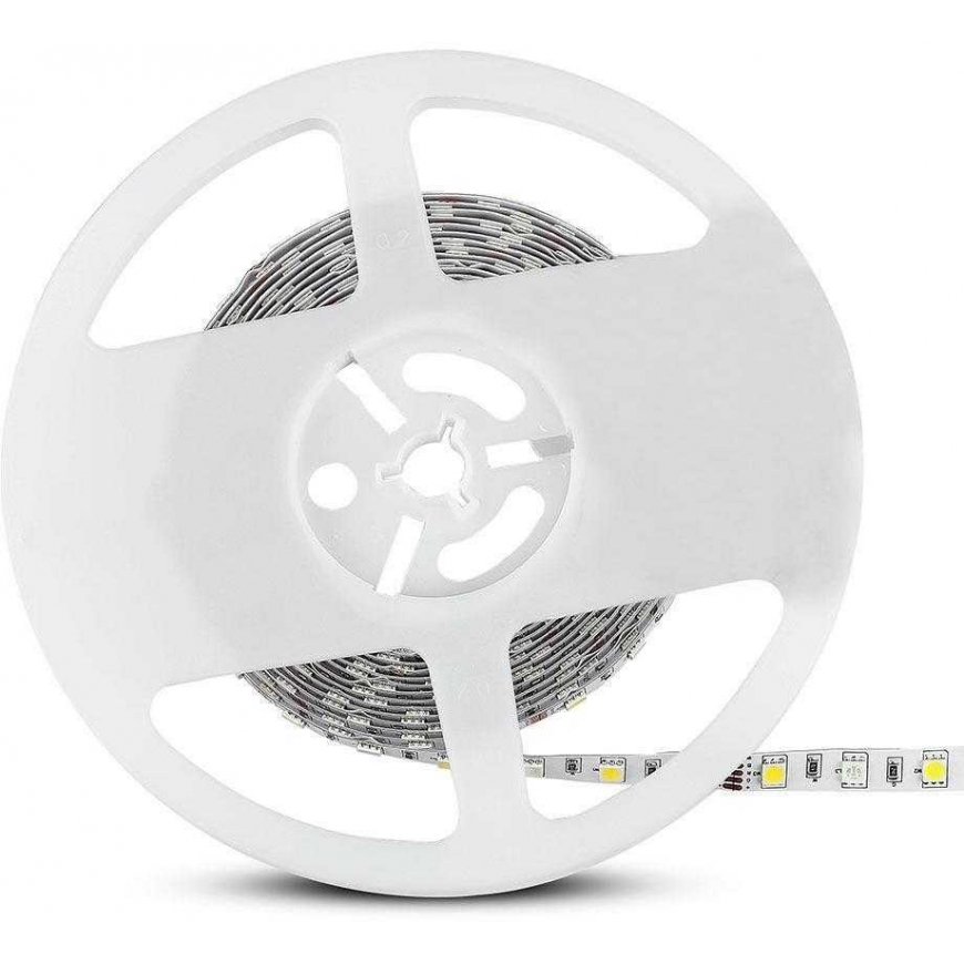 V-tac 8W/m LED strip, 60 LEDs/m, RGB + 4000K, 5 meter roll – 3