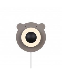 Nordlux Bruna Bear sieninis šviestuvas, rudas