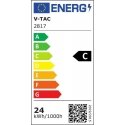 24W LED bulb V-TAC, ED120, E27, 6400K (cool white)