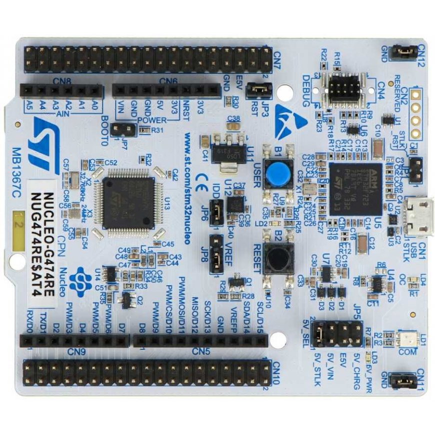 Stmicroelectronics STM32 NUCLEO-G474RE – STM32G474RE – ARM Cortex M4 – 2