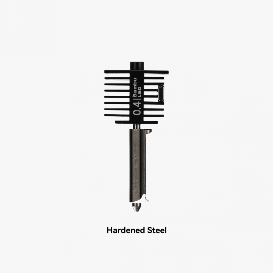 Hotend ar nerūsējošā tērauda uzgali Bambu Lab A1 sērijas printeriem - 0.4mm – 2