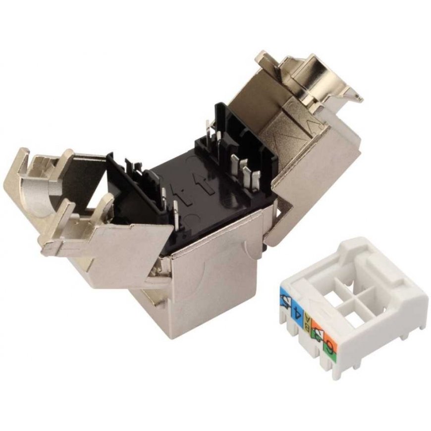 Solarix MULTIPACK 24 pcs – 10G Keystone CAT6A STP self-cutting SXKJ-10G-STP-BK-SA