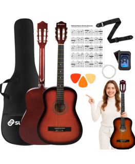 Salvador Cortez SUPRIMO CGS3 SB klasikinė gitara 4/4 saulės spindulys n
