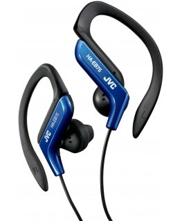 JVC HA-EB75 Наушники Проводная Заушины, Вкладыши Спортивный Черный, Синий
