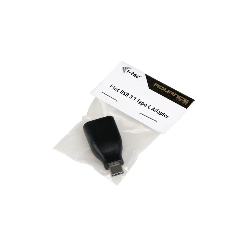 i-tec U31TYPEC kaapelin sukupuolenvaihtaja USB 3.1 Type-C USB 3.0 Type-A musta – 5