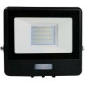 20W LED projector V-TAC, black housing, 3000K, with motion sensor 20W LED projector V-TAC, black housing, 3000K, with motion sensor