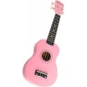 Luna Guitars SUPRIMO UK21 SET PK sopraano ukulele 21" vaaleanpunainen