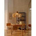 Nordlux Hazo 65 pendant lamp, wood color