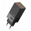 Beline laadija 1x USB-C + 1x USB 65W must (ainult pea) PD 3.0 + Beline laadija 1x USB-C + 1x USB 65W must (ainult pea) PD 3.0 +