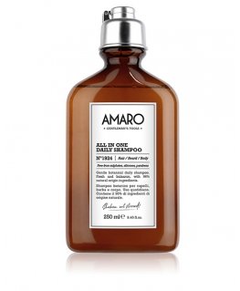 FarmaVita Amaro All In One Daily Shampoo Nº1924 250 ml 2-in-1 Keho & Hiukset Miesten
