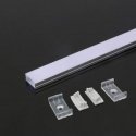 V-tac LED paviršinis profilis, 2000x23.5x10mm, baltas dangtelis, 2m V-tac LED paviršinis profilis, 2000x23.5x10mm, baltas dangtelis, 2m