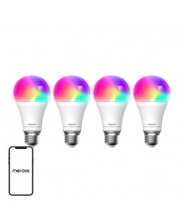 Meross MSL120 WiFi išmanioji LED lemputė (HomeKit) (keturių pakuotė)