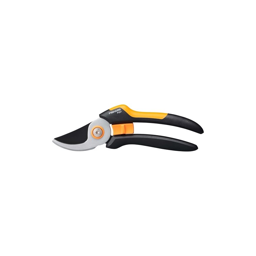 Fiskars Solid M P321 karsintasakset Ohisyöttö musta, Oranssi