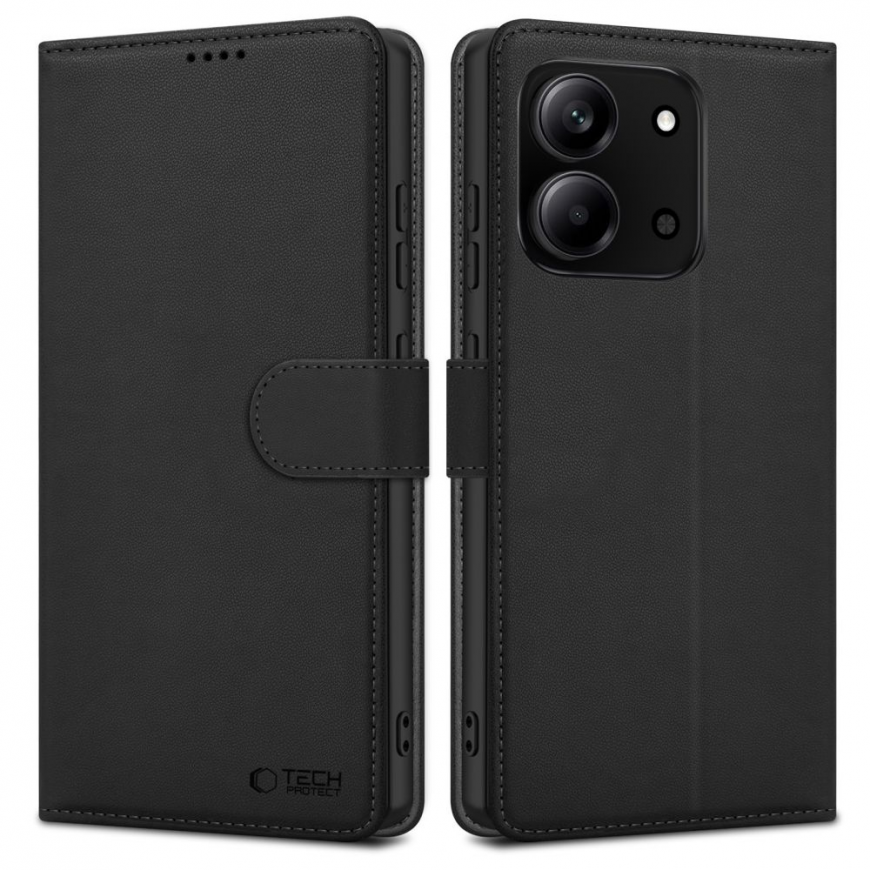 TECH-PROTECT WALLET XIAOMI REDMI 15C -kotelo Musta