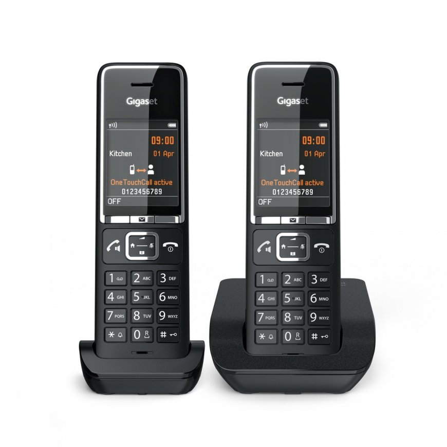 Gigaset COMFORT 550 duo Analogais tālrunis Zvanītāja ID Melns – 5