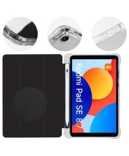 OBAL:ME MistyTab dėklas Xiaomi Redmi Pad SE 8.7 juodas