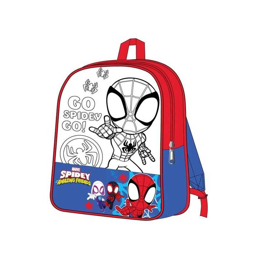 CERDÁ Marvel Spidey Upeat Ystävät DIY-reppusetti – 2