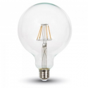 6W LED bulb V-TAC, G125, E27, 6400K (cool white) 6W LED bulb V-TAC, G125, E27, 6400K (cool white)