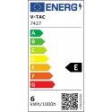 6W LED bulb V-TAC, G125, E27, 6400K (cool white) 6W LED bulb V-TAC, G125, E27, 6400K (cool white)