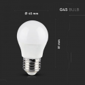 5W nutikas lamp V-TAC, E27, RGB + 2700K-6400K 5W nutikas lamp V-TAC, E27, RGB + 2700K-6400K
