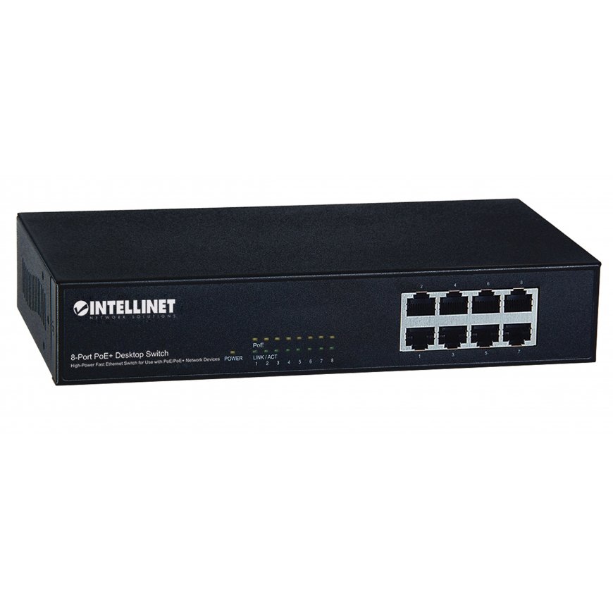 Intellinet 560764 сетевой коммутатор Fast Ethernet (10/100) Питание по Ethernet (PoE) Черный – 2