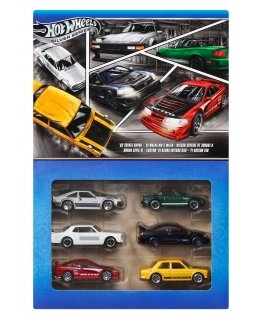 Hot Wheels 1:64 Scale Die-Cast Toy Cars, Set of 6 Japanese Vehicles (Styles May Vary)