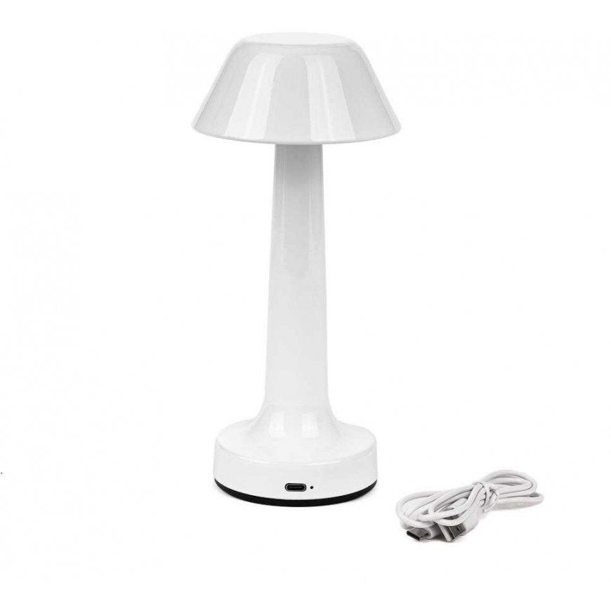 V-tac 1W LED rechargeable table lamp, white, 3000-6000K, dimmable – 2