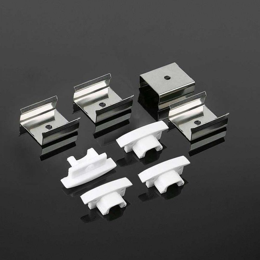 LED juostos profilis V-TAC, aliuminis, 2000x24.7x7mm, baltos spalvos. – 3