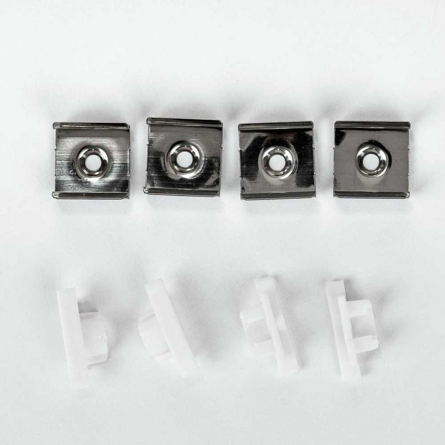 LED jos profils V-TAC, alumīnijs, 2000x24.7x7mm, baltā krāsā. – 5