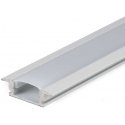 Wall-mounted LED recessed profile V-TAC, with cover and end caps, white, 2000x24.7x7mm Wall-mounted LED recessed profile V-TAC, with cover and end caps, white, 2000x24.7x7mm