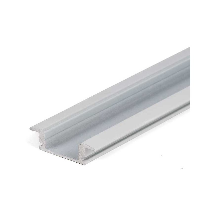 Sieninis šviestuvas LED įleidžiamas profilis V-TAC, su dangteliu ir užbaigimais, baltas, 2000x24.7x7mm – 3