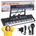 Lean Sport SUPRIMO 605 UFB keyboard organ with microphone, designed for d Lean Sport SUPRIMO 605 UFB keyboard organ with microphone, designed for d