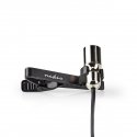 Nedis MICCJ105BK микрофон Черный, Хромовый Микрофон на клипсе