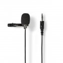 Nedis MICCJ105BK микрофон Черный, Хромовый Микрофон на клипсе