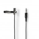 Nedis MICCJ105BK mikrofonas Juoda, Chromas Prisegamas mikrofonas Nedis MICCJ105BK mikrofonas Juoda, Chromas Prisegamas mikrofonas