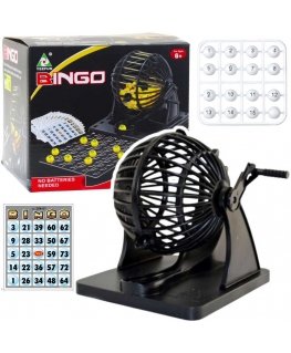 Lean Toys ģimenes Bingo spēle klasiskā 80 bumbu 20 kāršu izlozes mašīna