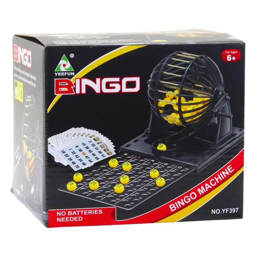 Lean Toys Family Bingo Game Classic 80 Ball 20 Card Draw Machine – 4