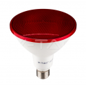 17W LED bulb V-TAC, E27, red 17W LED bulb V-TAC, E27, red