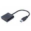 Digitus DA-70841 USB-graafikaadapter Must