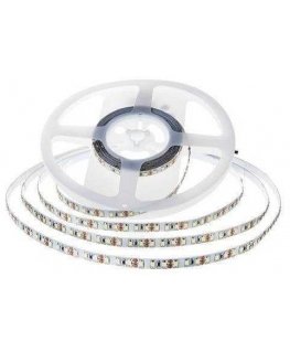 12W/m LED strip V-TAC, 3000K, 168LED/m, 24V, 5 meter roll