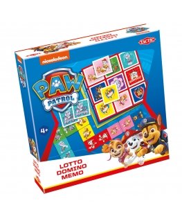 Tactic PAW Patrol 3-in-1 : Memo, Lotto, Domino Kāršu spēle Atbilstība