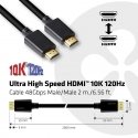 CLUB3D Ultra High Speed HDMI™2.1 Cable 8K 60HZ 48Gbps M/M 2 m./6.56 ft.