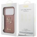 Guess PU fikseeritud sädelev 4G metallist logo kaitseümbris Apple iPhone 17 Pro roosa värviga Guess PU fikseeritud sädelev 4G metallist logo kaitseümbris Apple iPhone 17 Pro roosa värviga