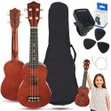 Luna Guitars SUPRIMO UK21 SET DW sopranine ukulele 21" tume Luna Guitars SUPRIMO UK21 SET DW sopranine ukulele 21" tume