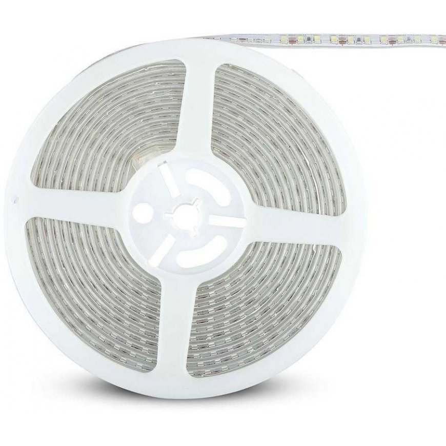 V-tac 8W/m LED strip, 120LED/m, 12V, 4000K, IP65, 5 meters roll – 4
