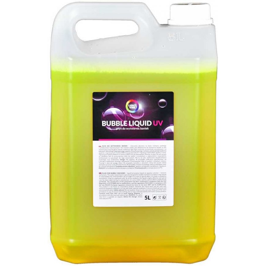 LIGHT4ME burbulinis šķidrums ar UV efektu, 5 l