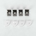 V-TAC LED strip profile, aluminum, 2000x19x19mm, white color. V-TAC LED strip profile, aluminum, 2000x19x19mm, white color.
