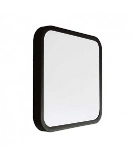Sieninis šviestuvas 18W LED paviršinis šviestuvas, kvadratinis, juodas, 4000K, IP44, SAMSUNG LED chip, su judesio davikliu
