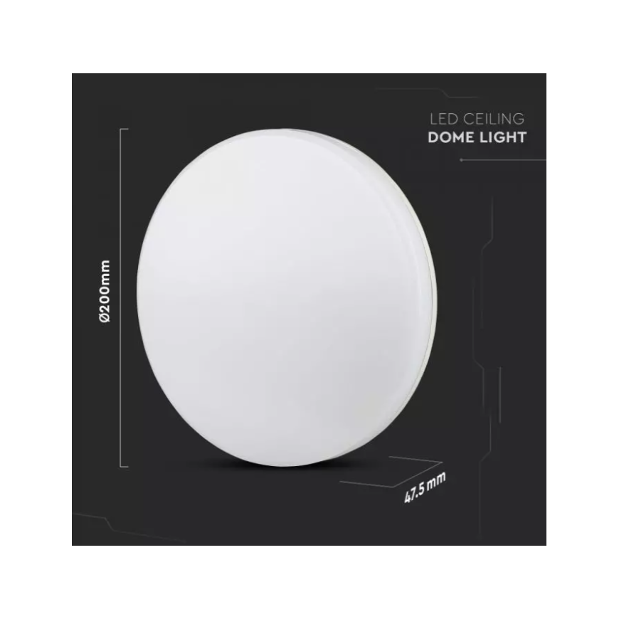 Ceiling lamp Samsung 15W LED surface lamp, white, 4000K, IP44 – 2