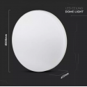 Läbipaistev valgusti Samsung 15W LED pinnavalgusti, valge, 4000K, IP44